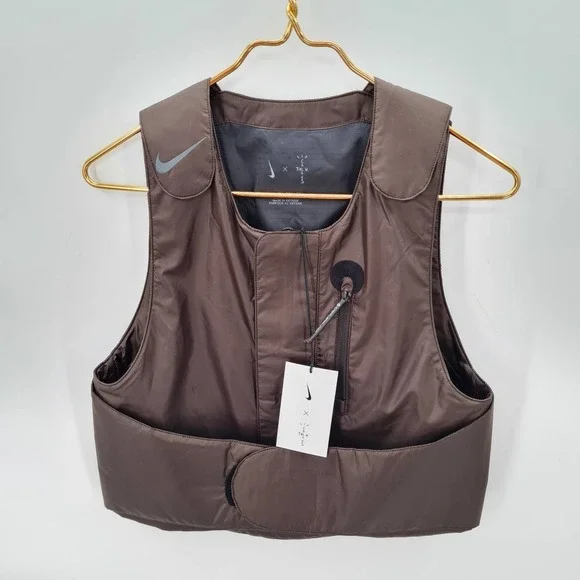 Nike Cactus Jack ベスト L ブラウン Nike X Cactus Jack Travis Scott Brown Vest XS NWT